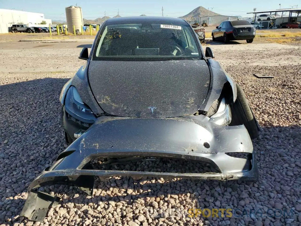 5 Photograph of a damaged car 7SAYGDEF8NF406607 TESLA MODEL Y 2022