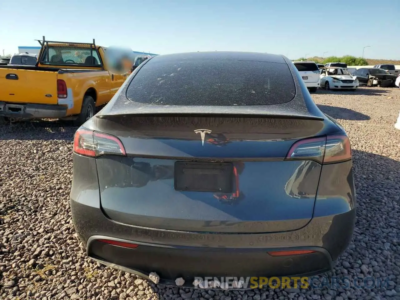 6 Photograph of a damaged car 7SAYGDEF8NF406607 TESLA MODEL Y 2022