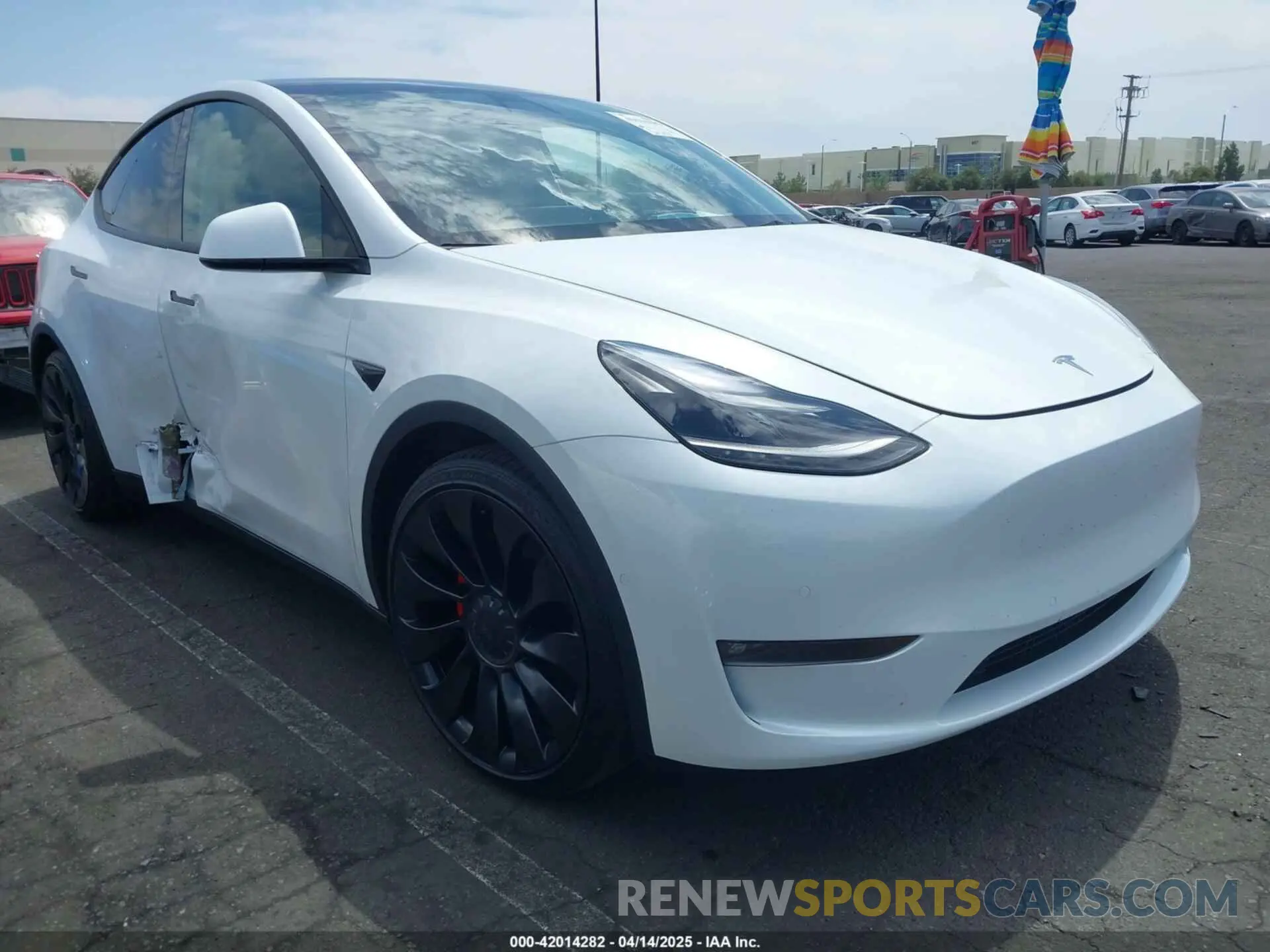 1 Photograph of a damaged car 7SAYGDEF8NF407109 TESLA MODEL Y 2022