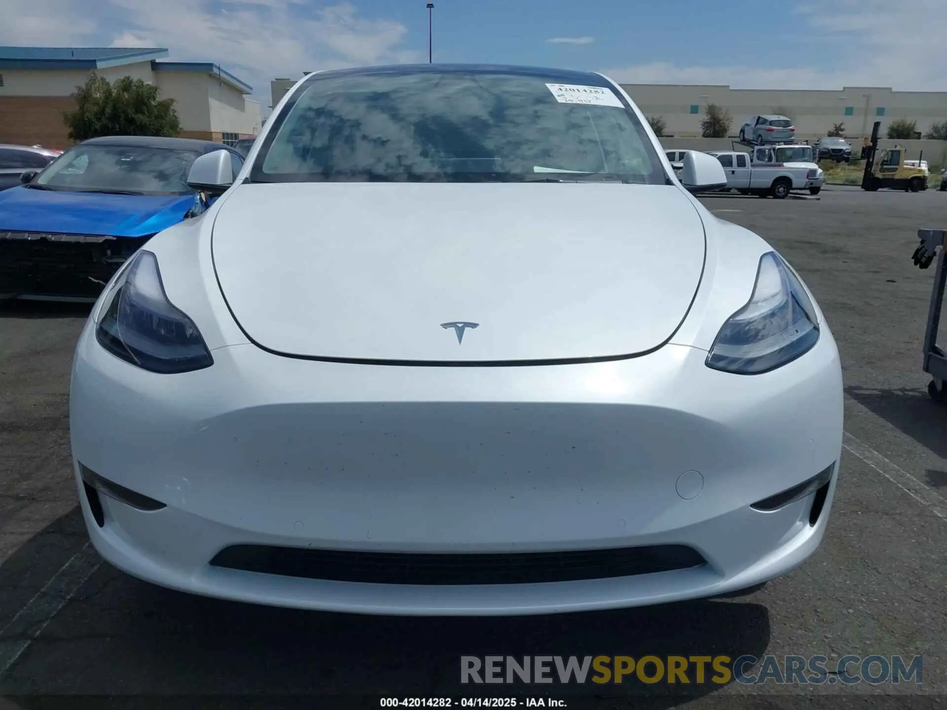 12 Photograph of a damaged car 7SAYGDEF8NF407109 TESLA MODEL Y 2022