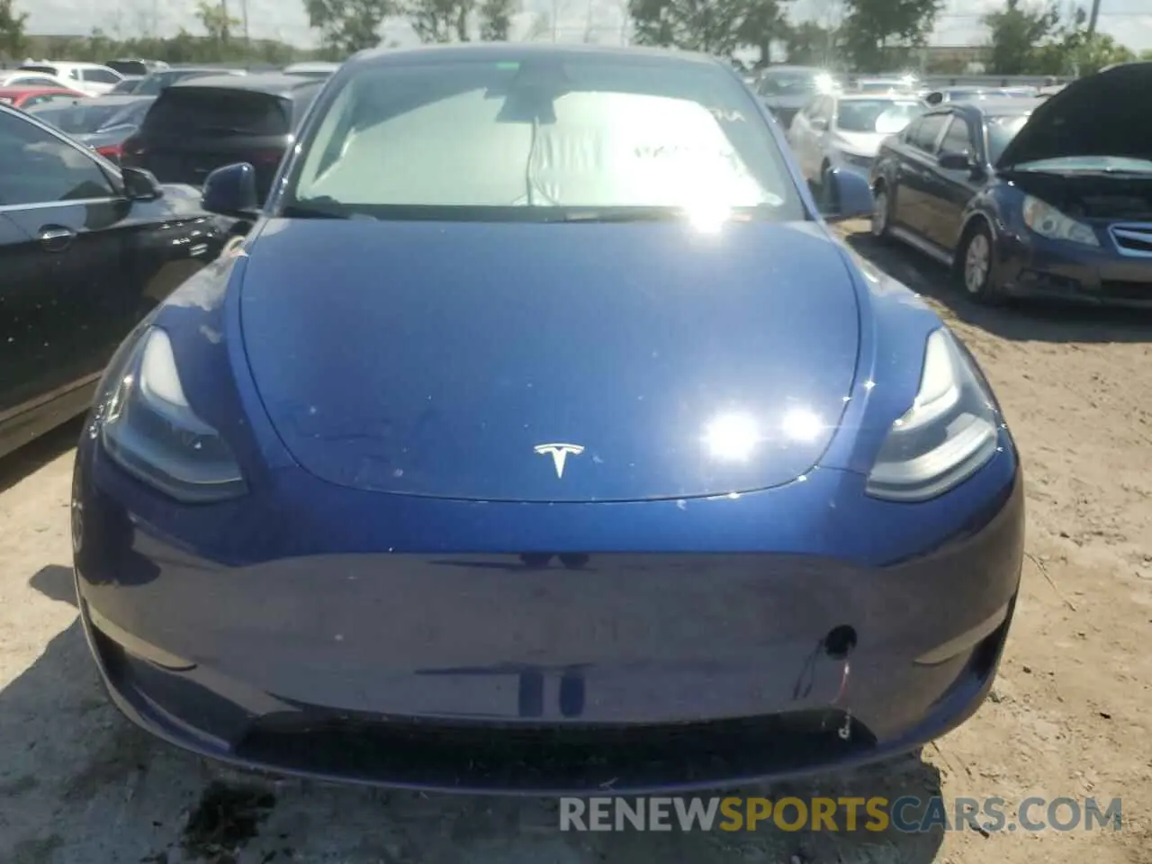 5 Photograph of a damaged car 7SAYGDEF8NF441826 TESLA MODEL Y 2022