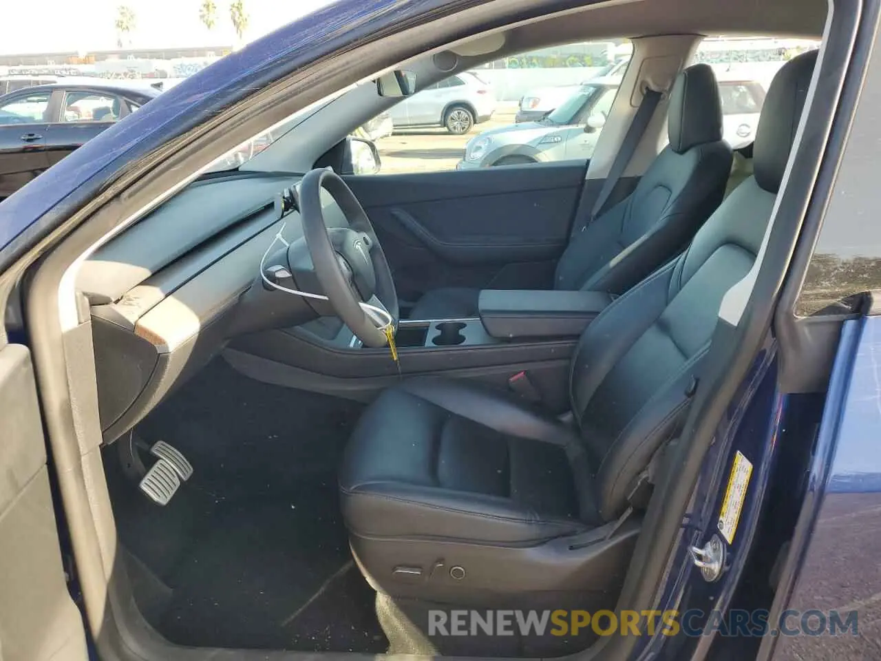 7 Photograph of a damaged car 7SAYGDEF8NF446623 TESLA MODEL Y 2022
