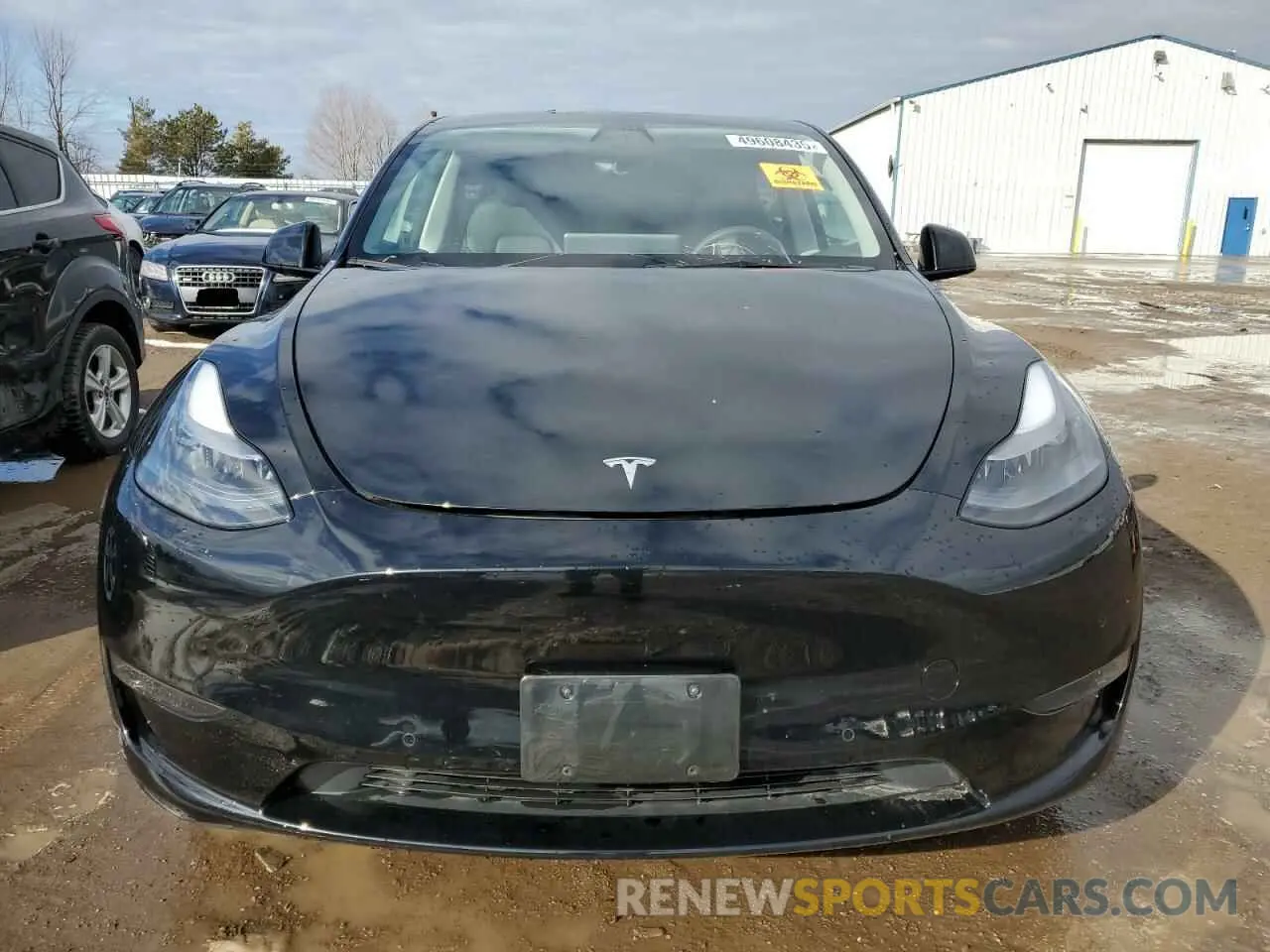 5 Photograph of a damaged car 7SAYGDEF8NF452387 TESLA MODEL Y 2022