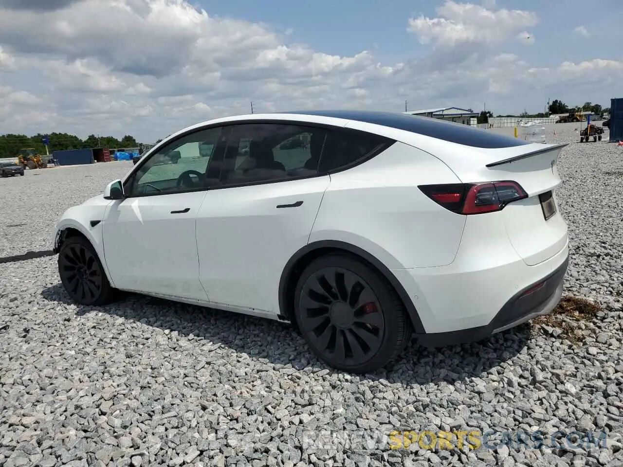 2 Photograph of a damaged car 7SAYGDEF8NF469285 TESLA MODEL Y 2022
