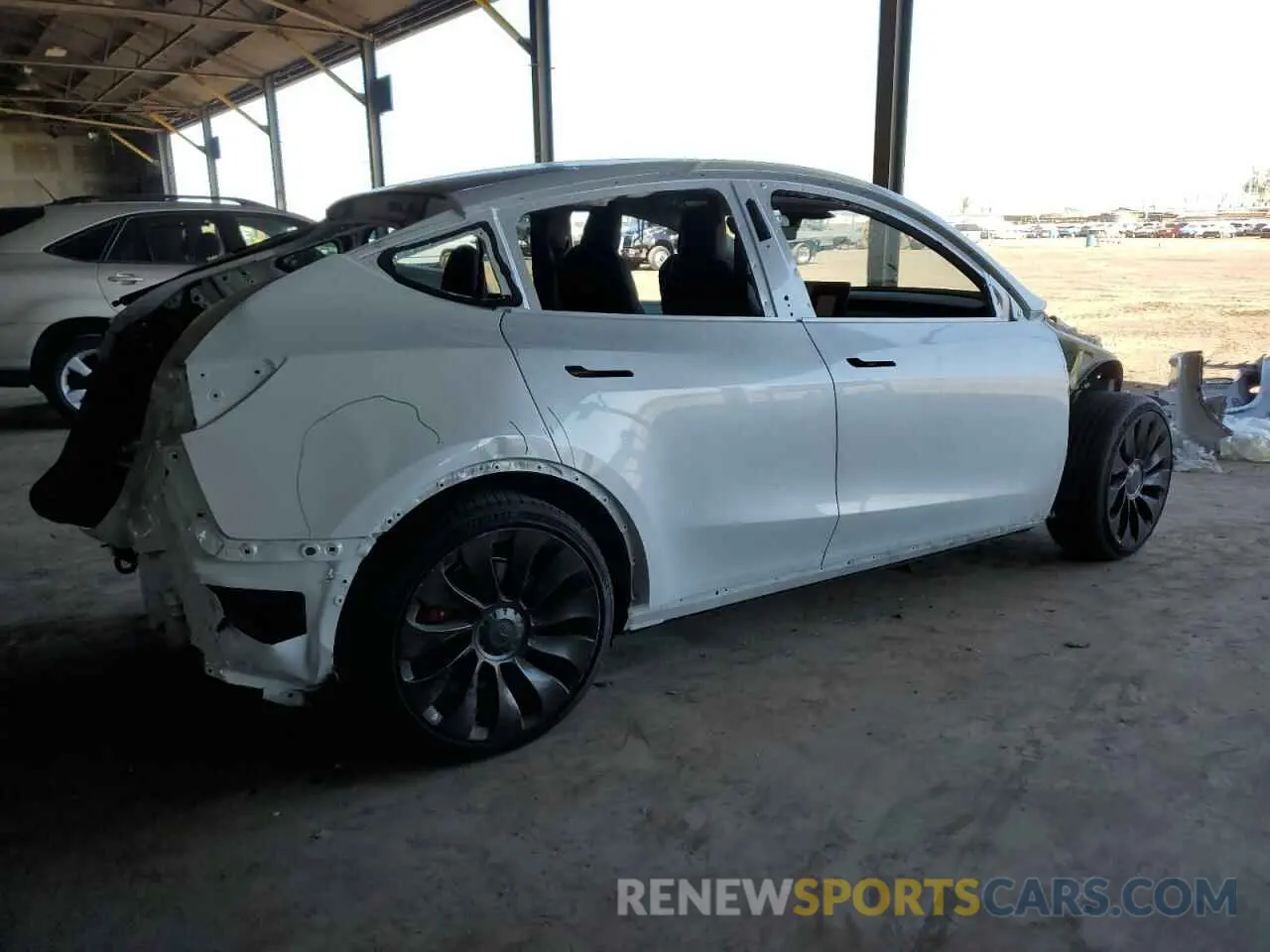 3 Photograph of a damaged car 7SAYGDEF8NF489908 TESLA MODEL Y 2022