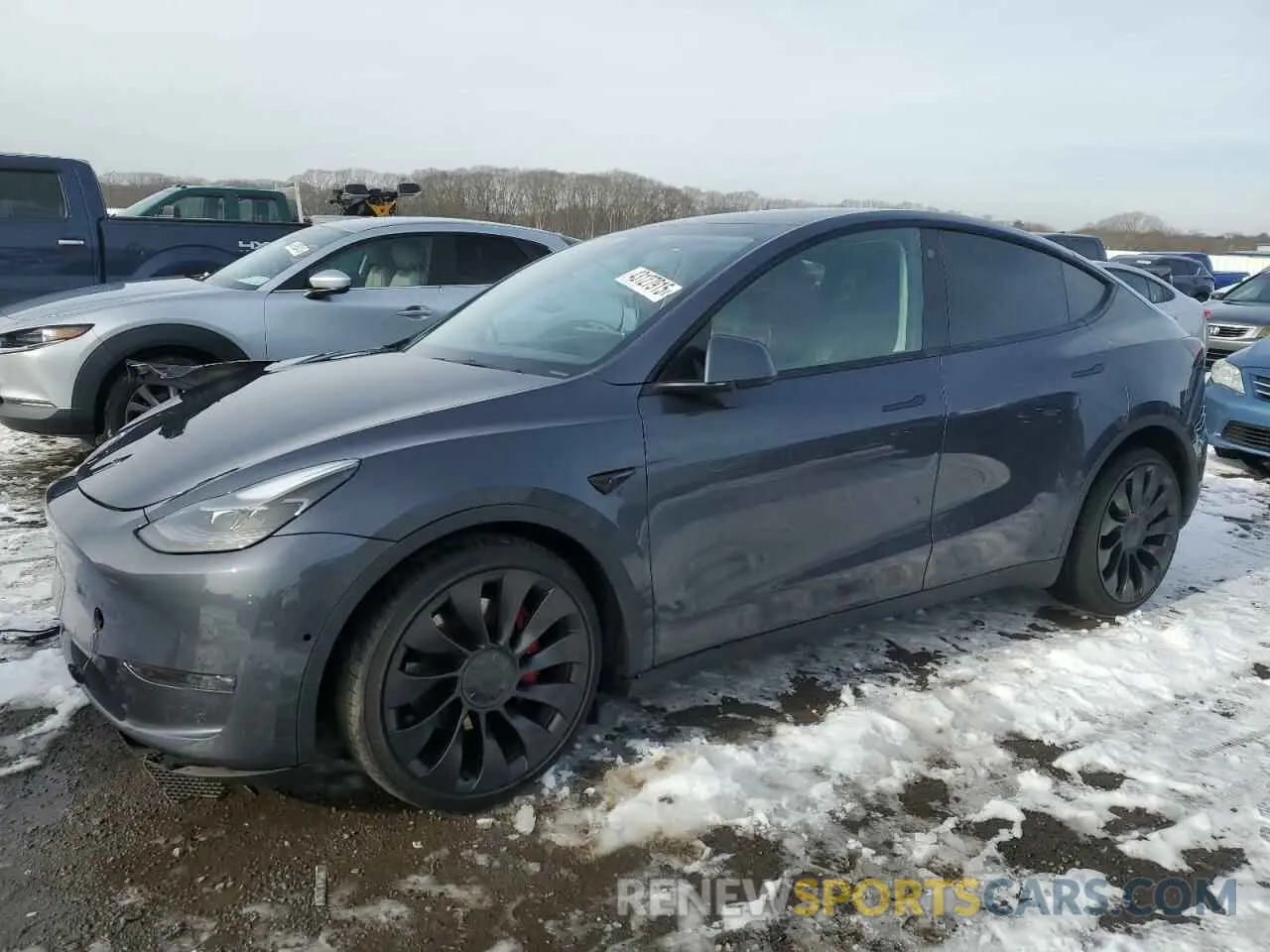 1 Photograph of a damaged car 7SAYGDEF8NF513978 TESLA MODEL Y 2022