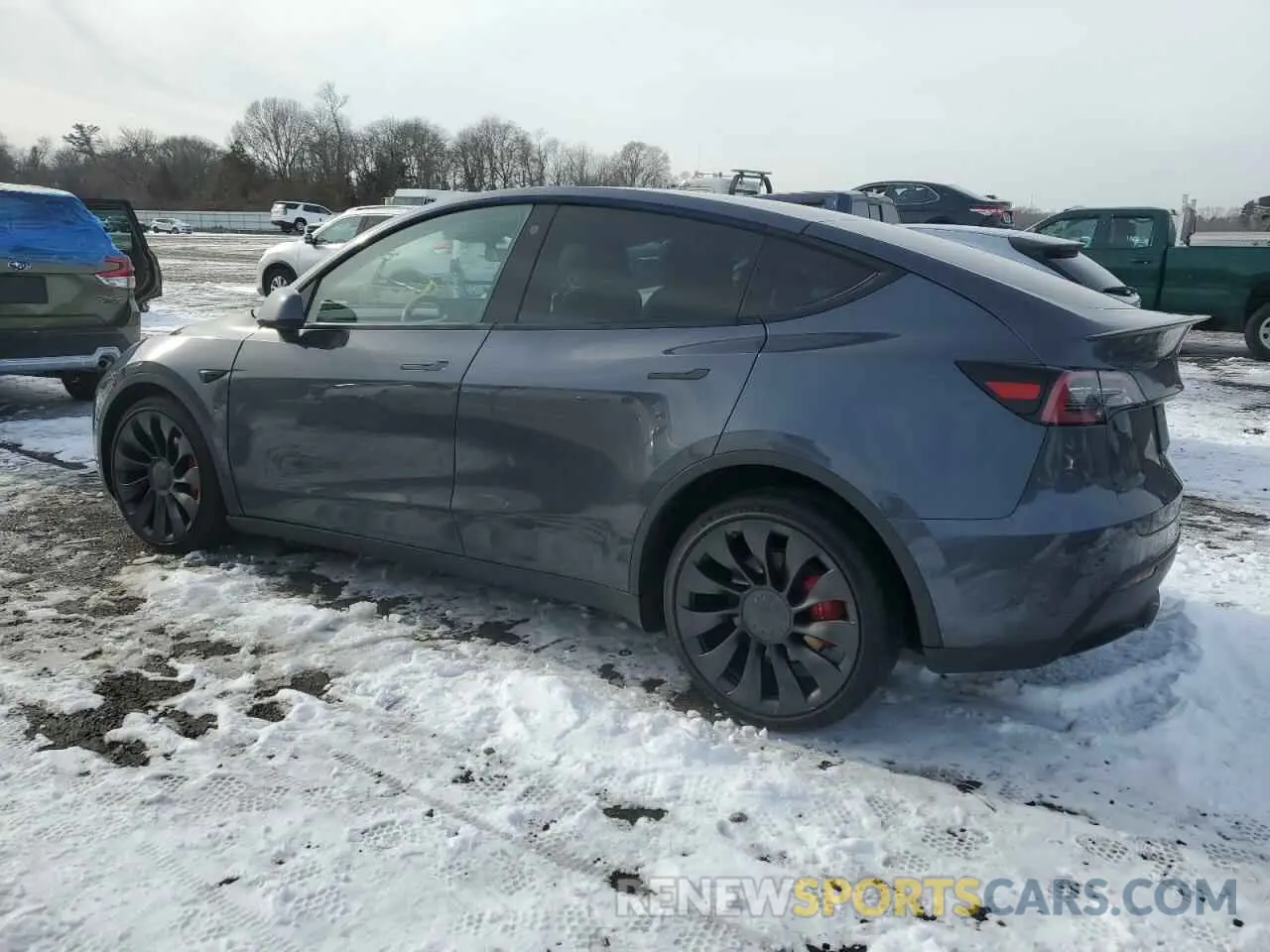 2 Photograph of a damaged car 7SAYGDEF8NF513978 TESLA MODEL Y 2022