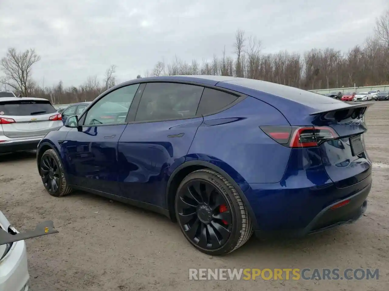 2 Photograph of a damaged car 7SAYGDEF8NF523989 TESLA MODEL Y 2022