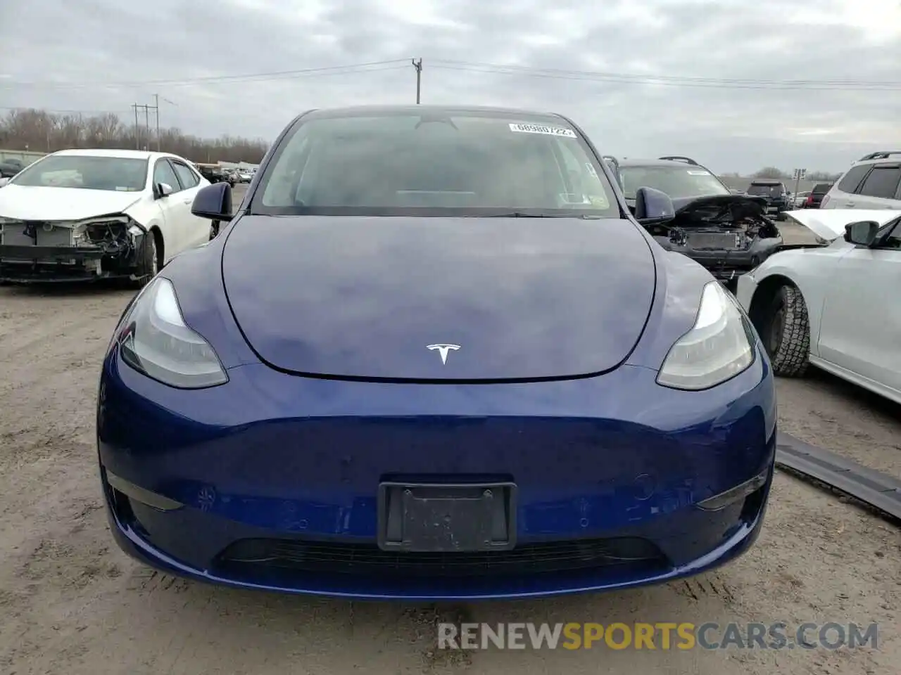 5 Photograph of a damaged car 7SAYGDEF8NF523989 TESLA MODEL Y 2022