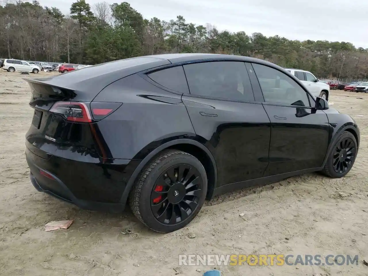 3 Photograph of a damaged car 7SAYGDEF8NF534376 TESLA MODEL Y 2022