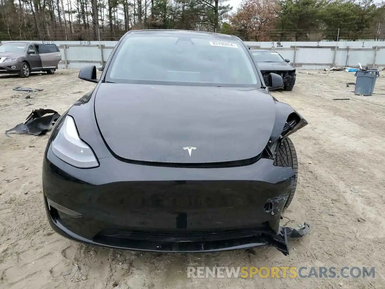 5 Photograph of a damaged car 7SAYGDEF8NF534376 TESLA MODEL Y 2022