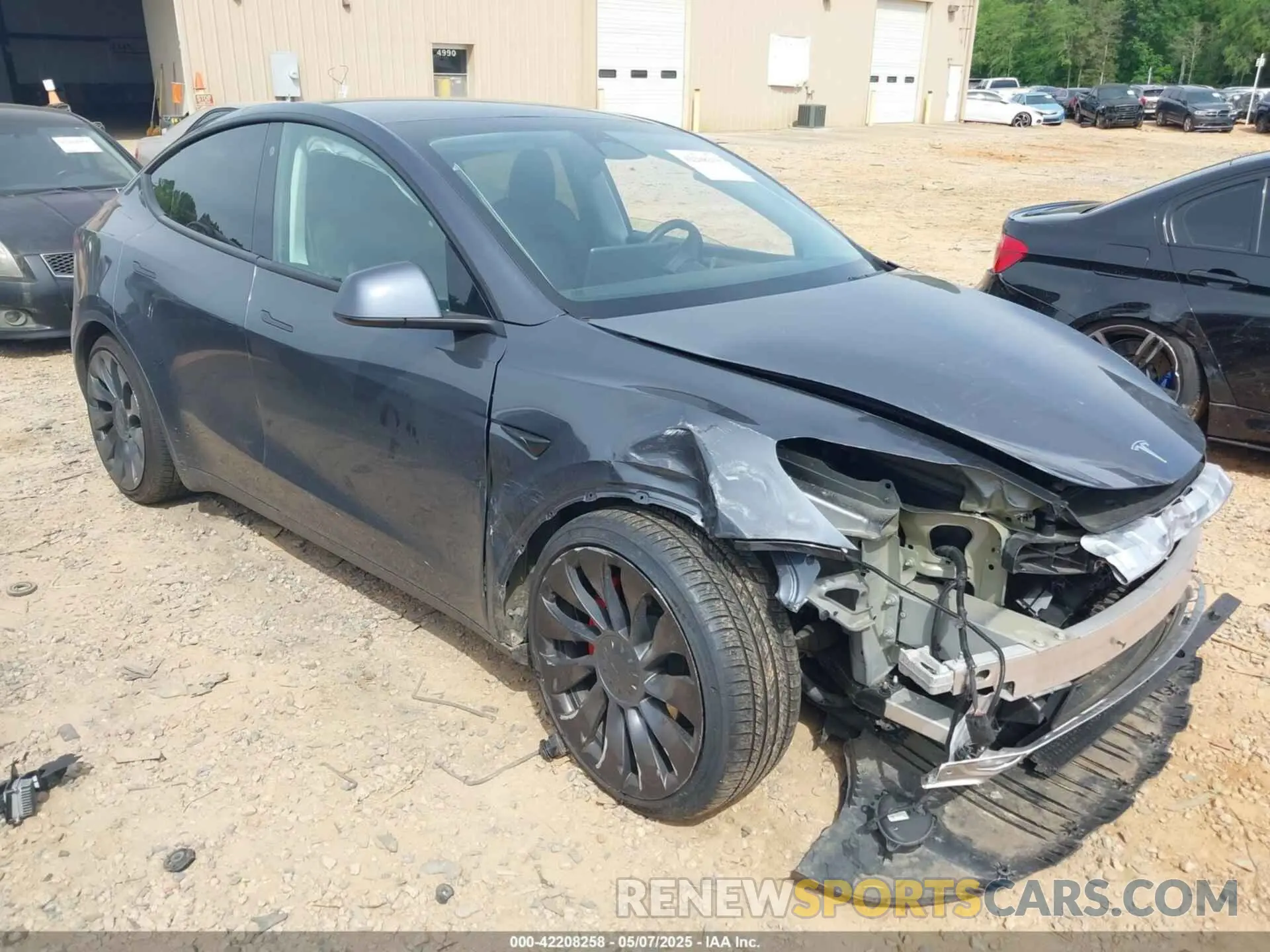 1 Photograph of a damaged car 7SAYGDEF8NF541196 TESLA MODEL Y 2022