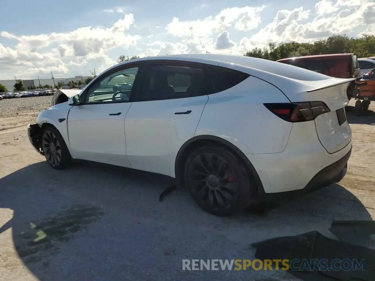 2 Photograph of a damaged car 7SAYGDEF9NF338317 TESLA MODEL Y 2022