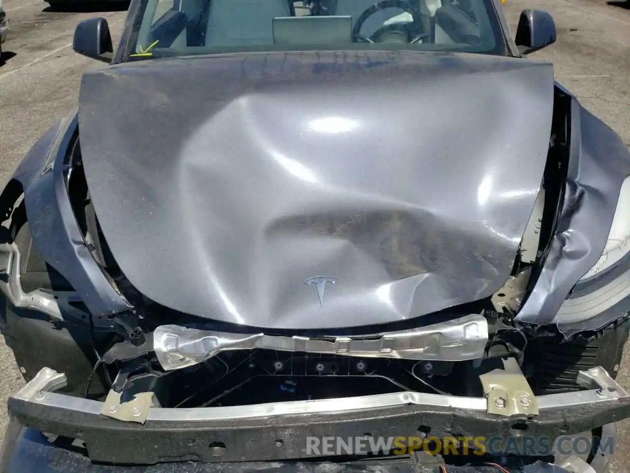 7 Photograph of a damaged car 7SAYGDEF9NF338432 TESLA MODEL Y 2022