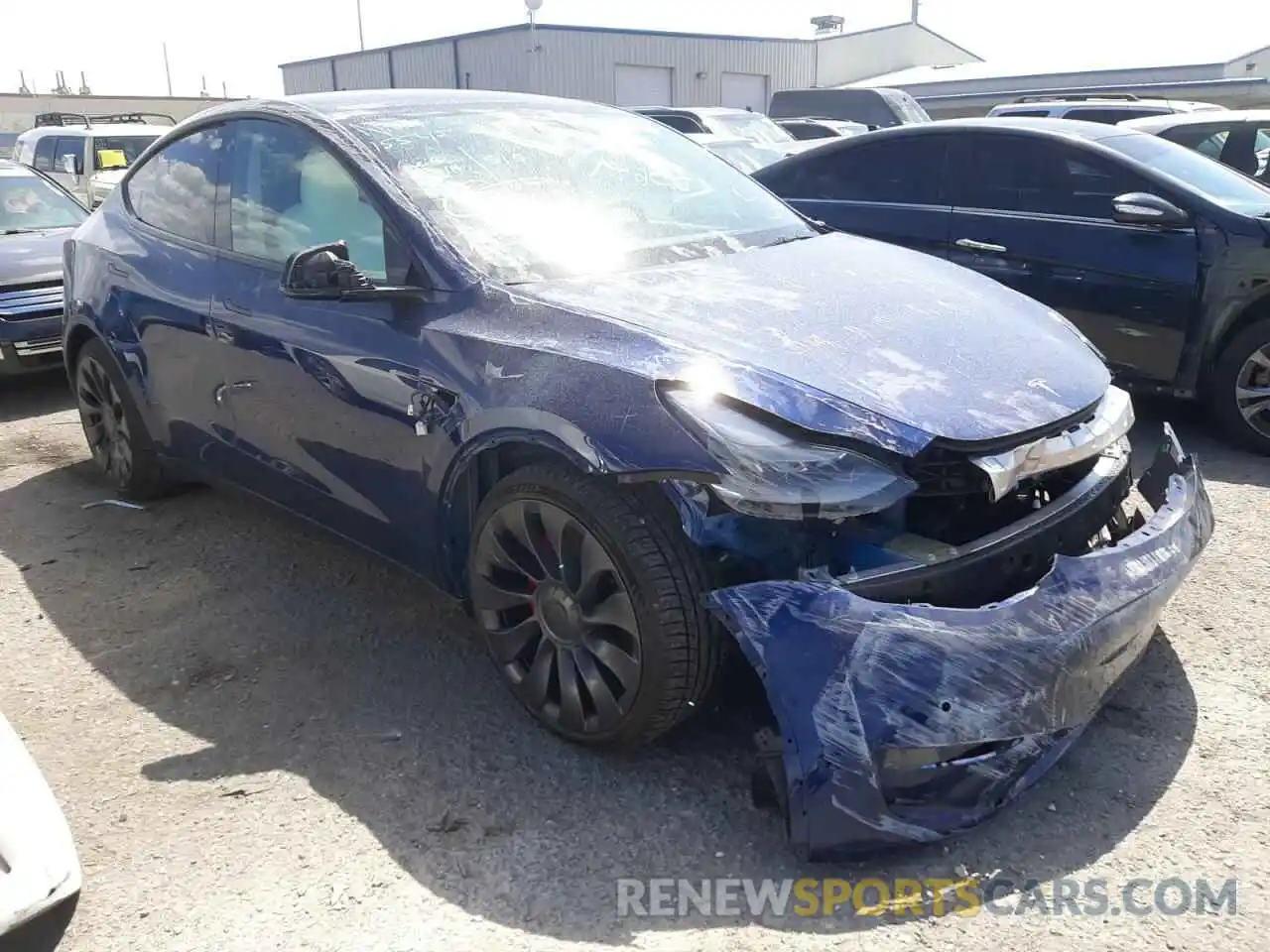 1 Photograph of a damaged car 7SAYGDEF9NF339919 TESLA MODEL Y 2022