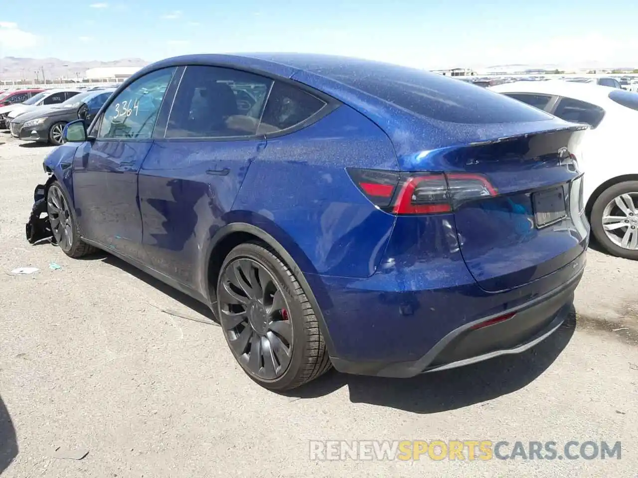 3 Photograph of a damaged car 7SAYGDEF9NF339919 TESLA MODEL Y 2022