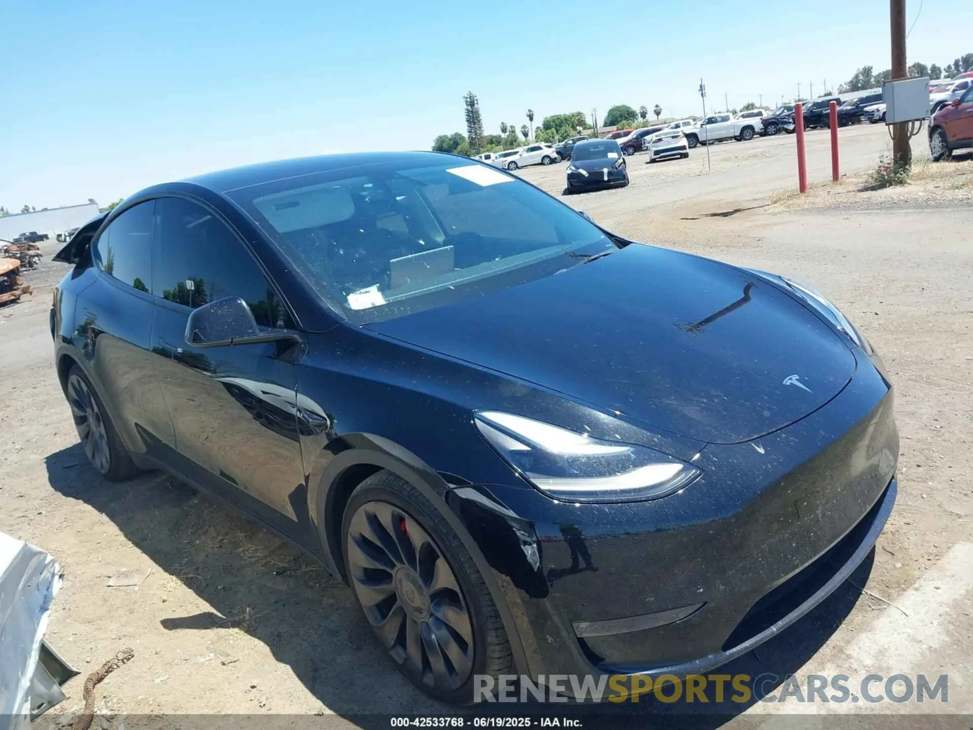 13 Photograph of a damaged car 7SAYGDEF9NF351990 TESLA MODEL Y 2022