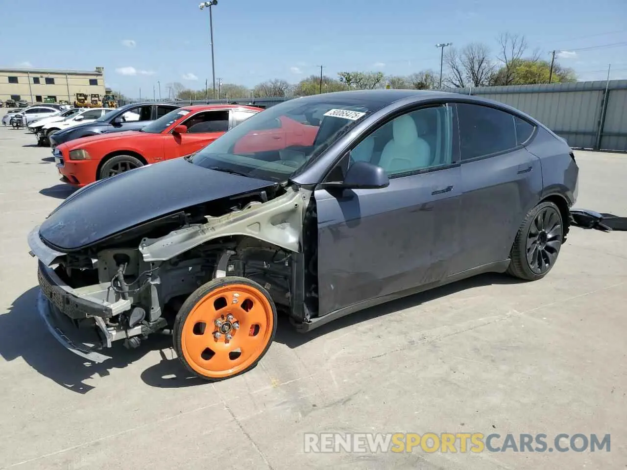 1 Photograph of a damaged car 7SAYGDEF9NF391454 TESLA MODEL Y 2022