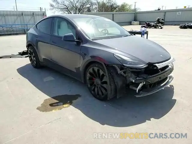 12 Photograph of a damaged car 7SAYGDEF9NF391454 TESLA MODEL Y 2022