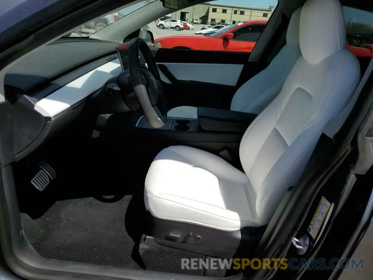 7 Photograph of a damaged car 7SAYGDEF9NF391454 TESLA MODEL Y 2022