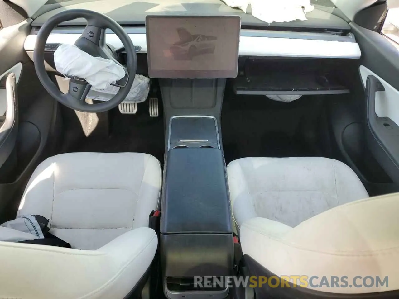 8 Photograph of a damaged car 7SAYGDEF9NF392197 TESLA MODEL Y 2022