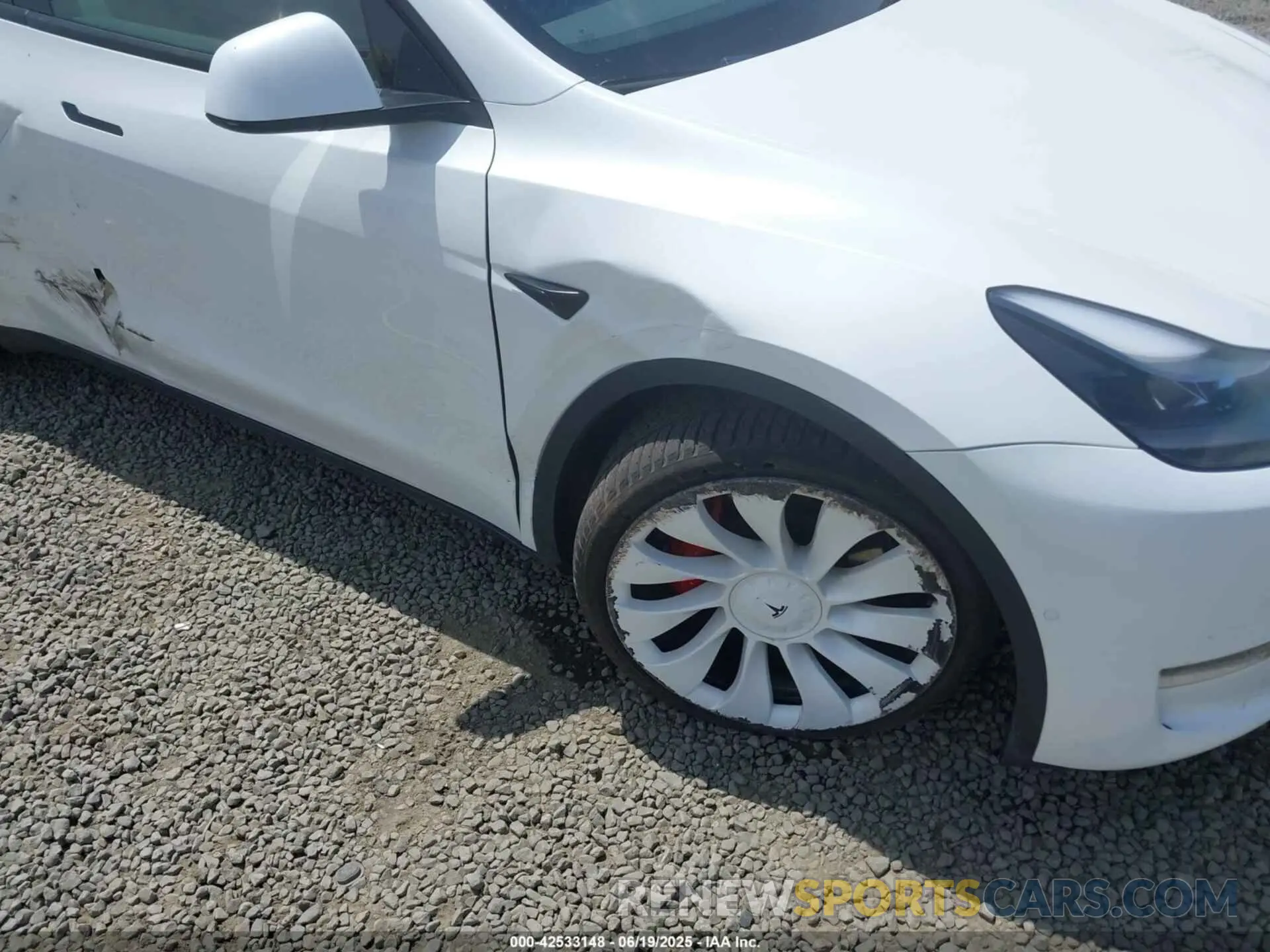 19 Photograph of a damaged car 7SAYGDEF9NF399019 TESLA MODEL Y 2022