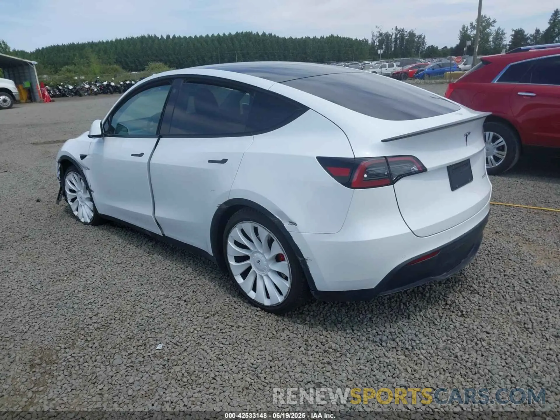 3 Photograph of a damaged car 7SAYGDEF9NF399019 TESLA MODEL Y 2022
