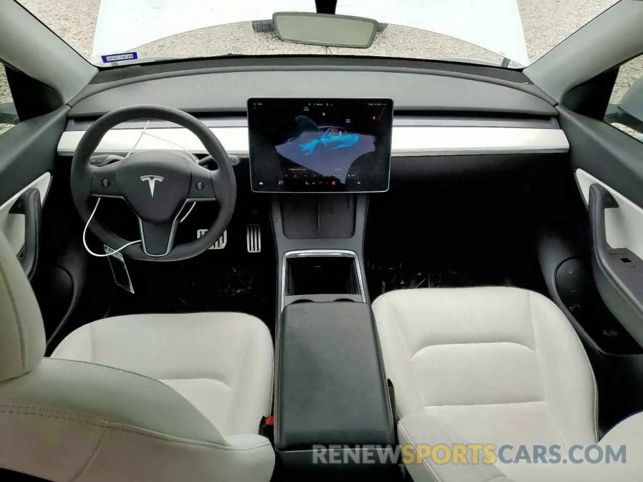 8 Photograph of a damaged car 7SAYGDEF9NF399909 TESLA MODEL Y 2022