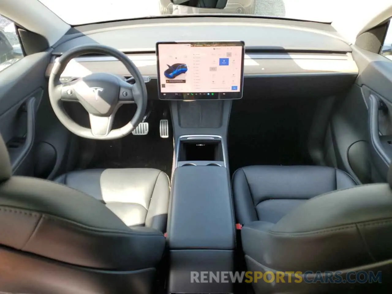 8 Photograph of a damaged car 7SAYGDEF9NF405837 TESLA MODEL Y 2022