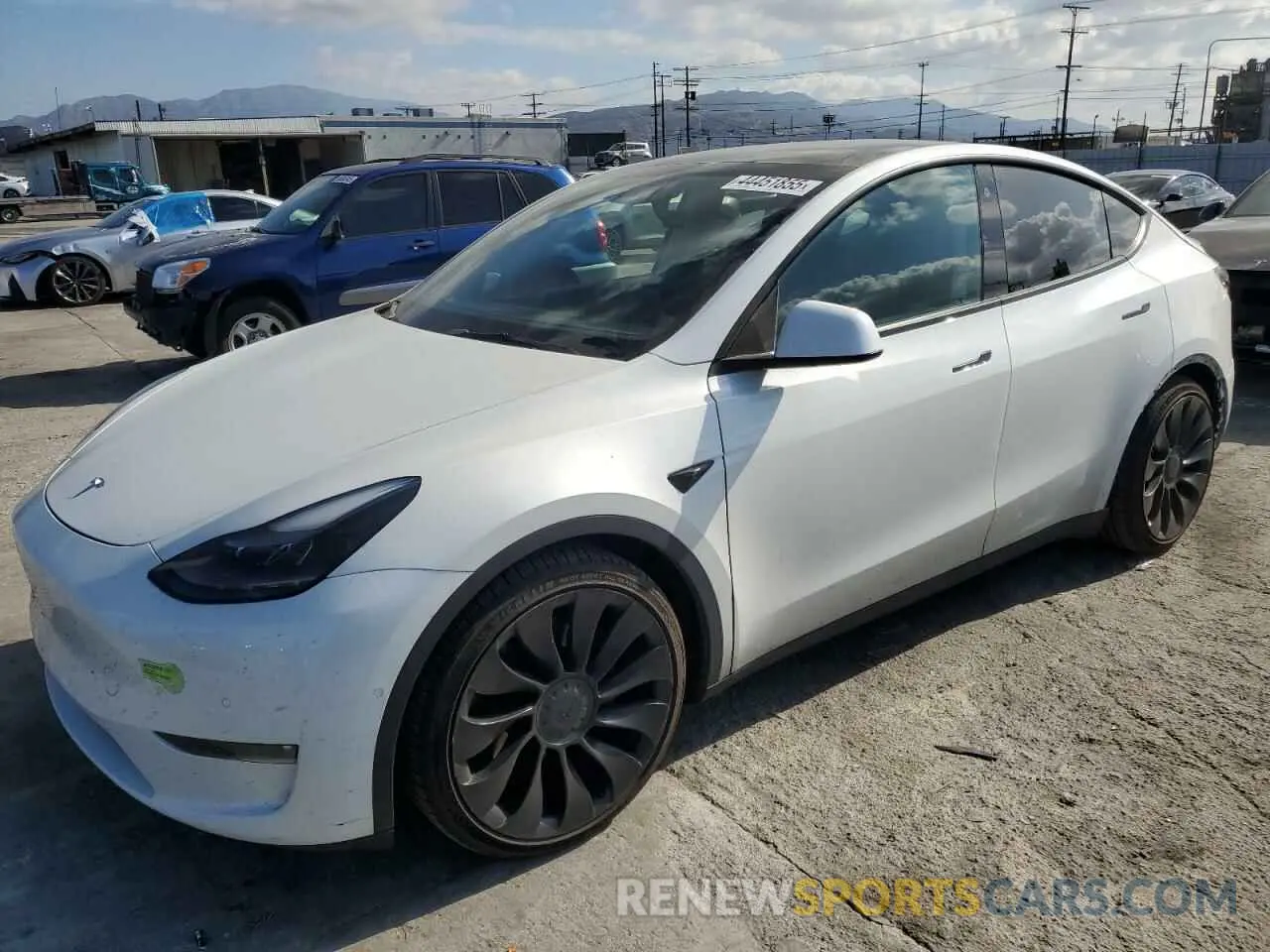 1 Photograph of a damaged car 7SAYGDEF9NF406812 TESLA MODEL Y 2022
