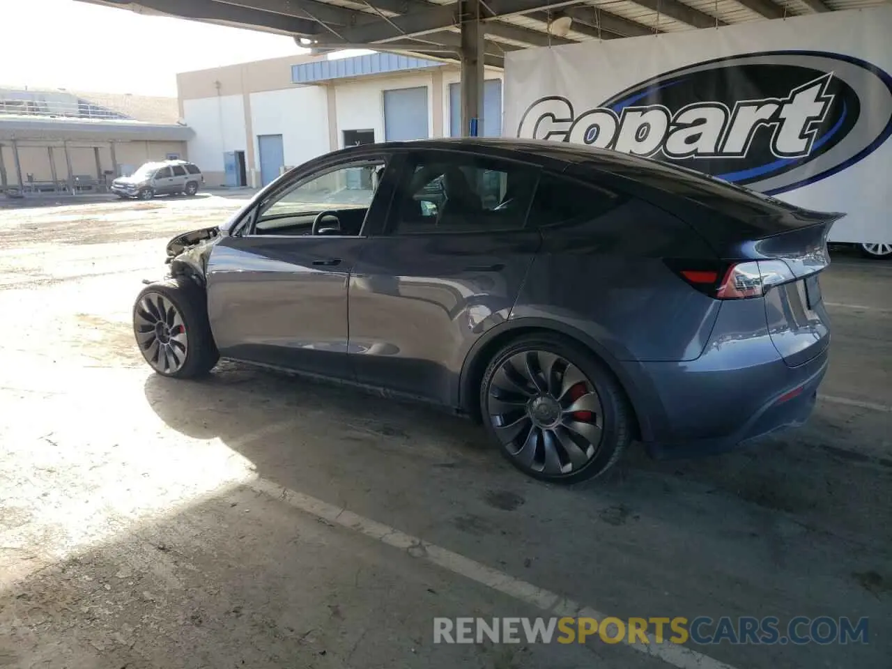 2 Photograph of a damaged car 7SAYGDEF9NF411721 TESLA MODEL Y 2022