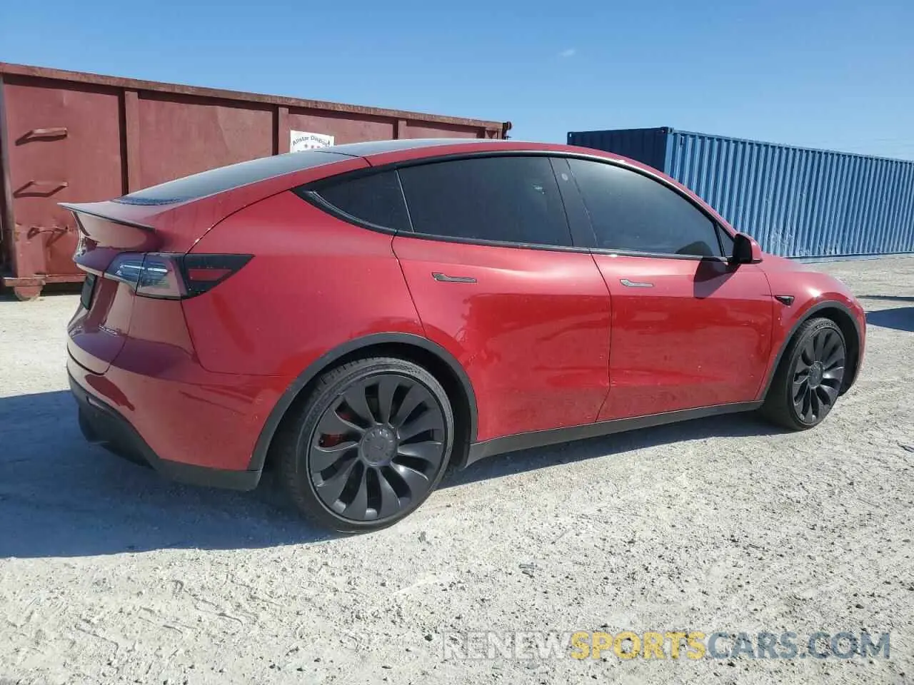 3 Photograph of a damaged car 7SAYGDEF9NF463298 TESLA MODEL Y 2022