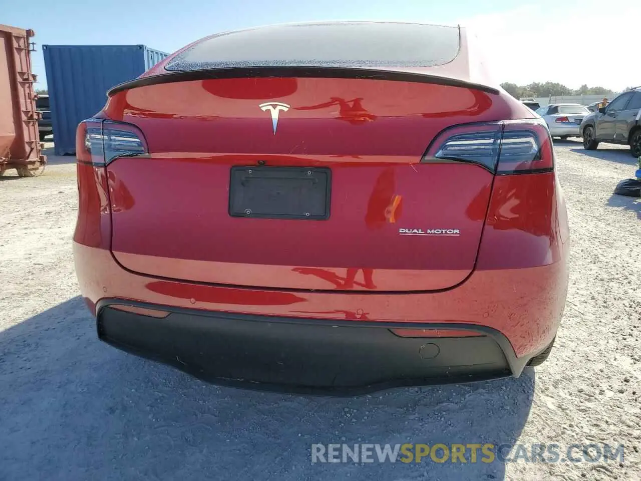 6 Photograph of a damaged car 7SAYGDEF9NF463298 TESLA MODEL Y 2022