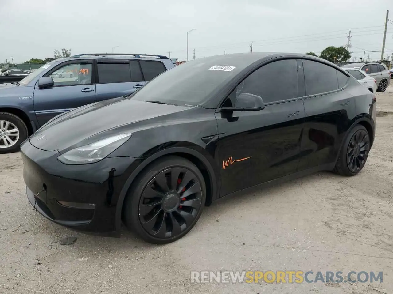 1 Photograph of a damaged car 7SAYGDEF9NF463382 TESLA MODEL Y 2022