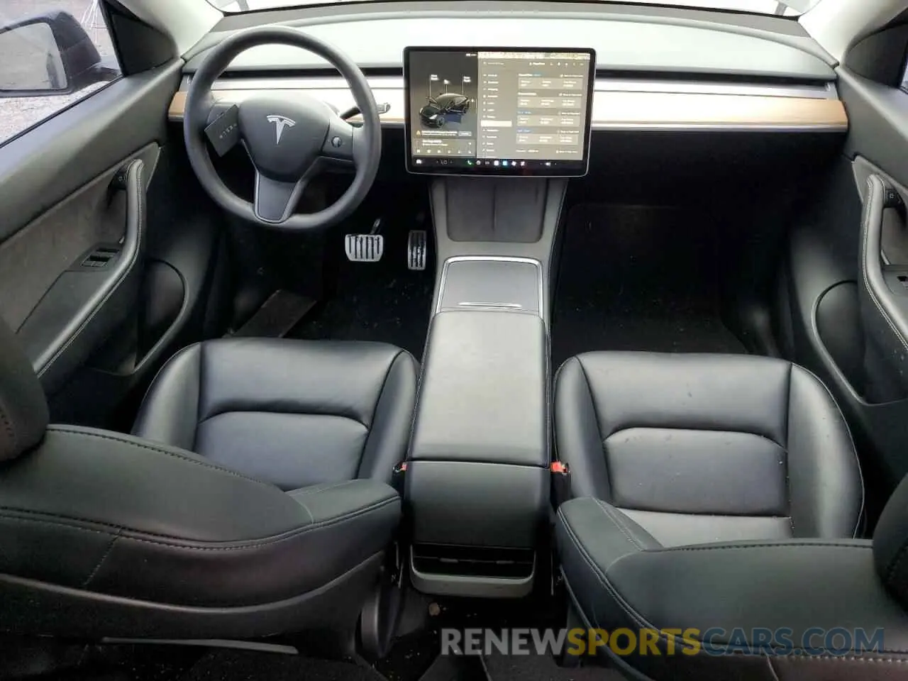 8 Photograph of a damaged car 7SAYGDEF9NF463382 TESLA MODEL Y 2022