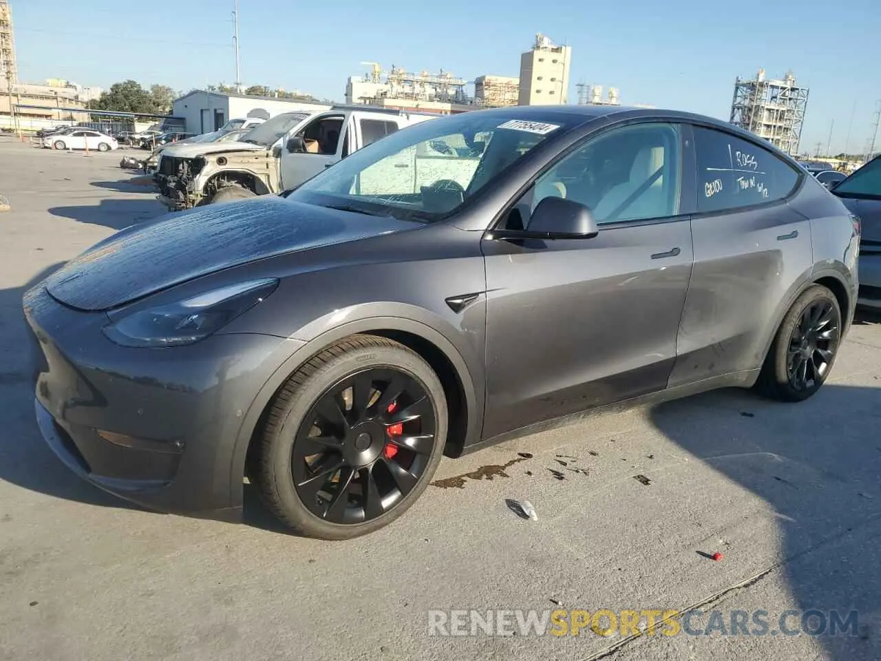 1 Photograph of a damaged car 7SAYGDEF9NF466251 TESLA MODEL Y 2022