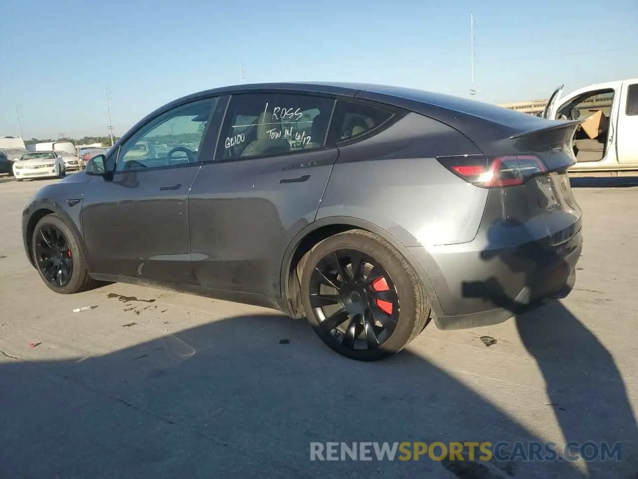 2 Photograph of a damaged car 7SAYGDEF9NF466251 TESLA MODEL Y 2022