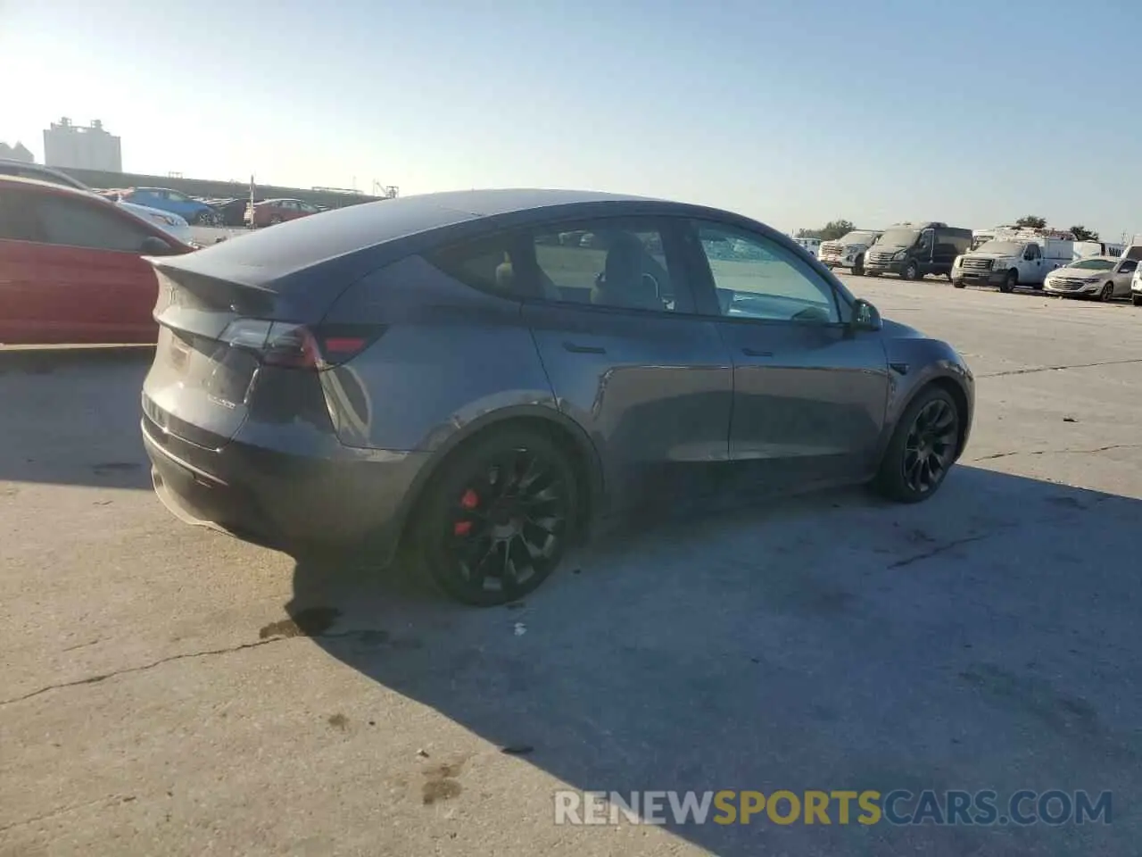 3 Photograph of a damaged car 7SAYGDEF9NF466251 TESLA MODEL Y 2022