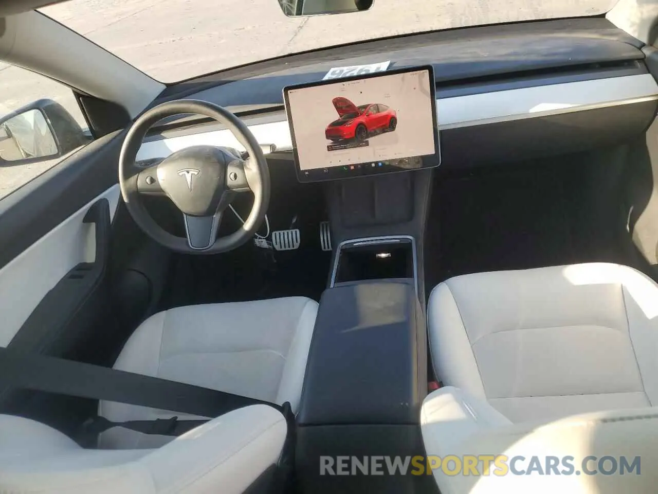 8 Photograph of a damaged car 7SAYGDEF9NF466251 TESLA MODEL Y 2022