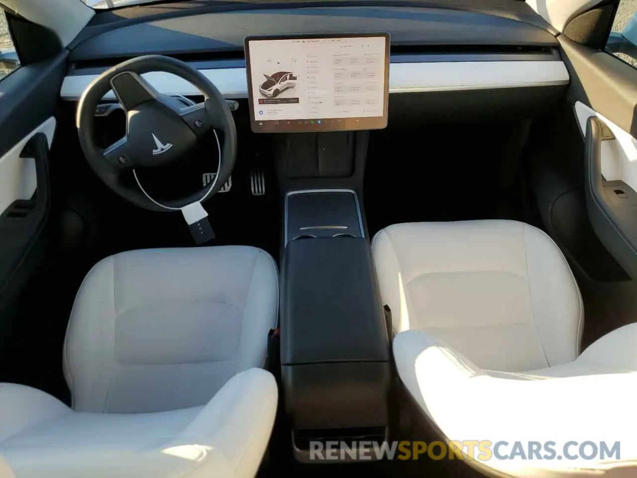 8 Photograph of a damaged car 7SAYGDEF9NF491098 TESLA MODEL Y 2022