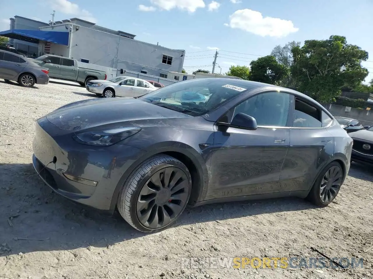 1 Photograph of a damaged car 7SAYGDEF9NF513648 TESLA MODEL Y 2022
