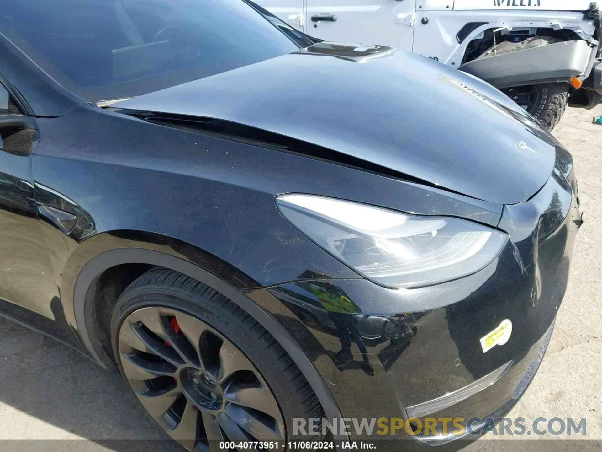 20 Photograph of a damaged car 7SAYGDEF9NF522141 TESLA MODEL Y 2022