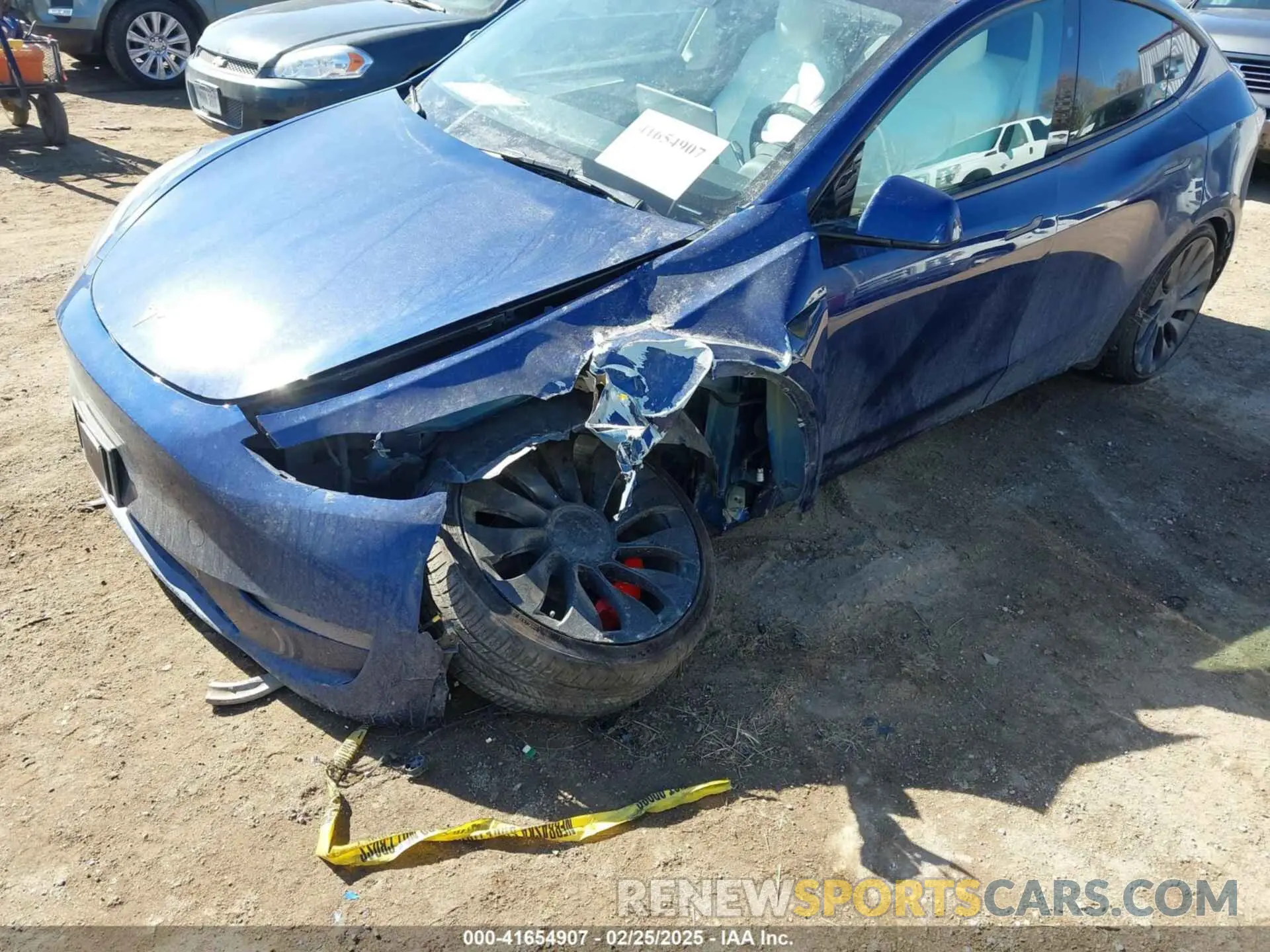 6 Photograph of a damaged car 7SAYGDEF9NF523452 TESLA MODEL Y 2022