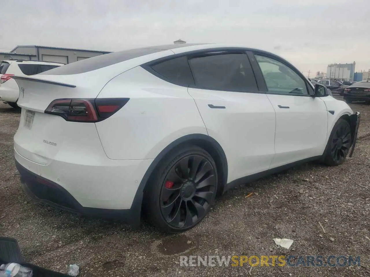 3 Photograph of a damaged car 7SAYGDEFXNF322935 TESLA MODEL Y 2022