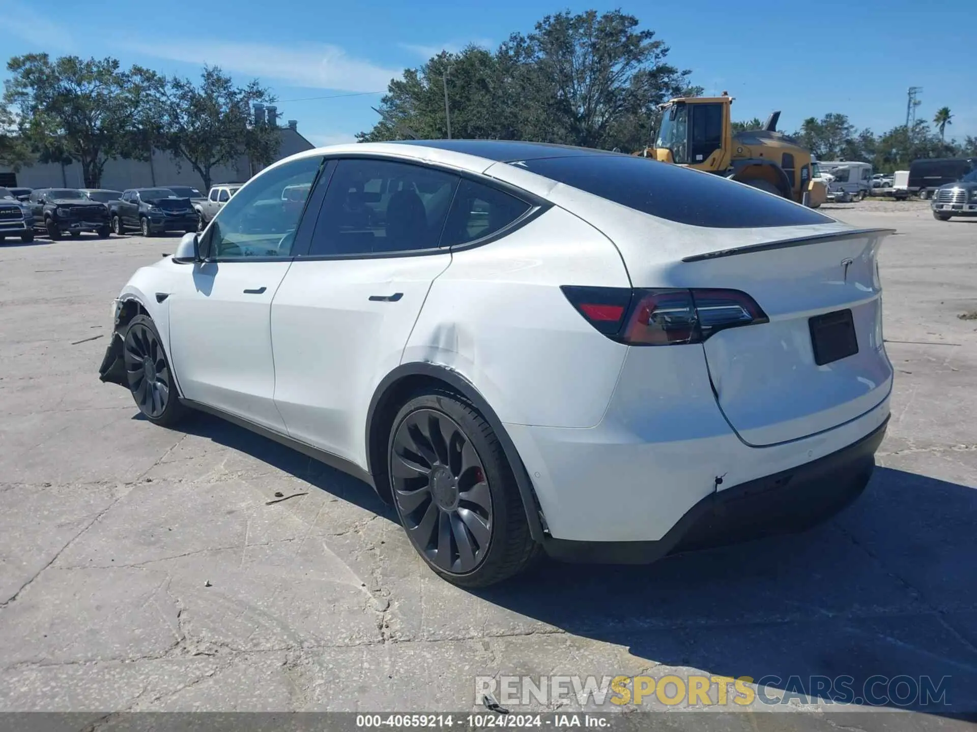 3 Photograph of a damaged car 7SAYGDEFXNF326323 TESLA MODEL Y 2022
