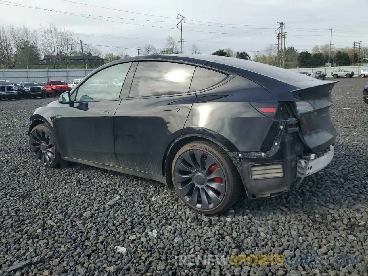 2 Photograph of a damaged car 7SAYGDEFXNF326967 TESLA MODEL Y 2022