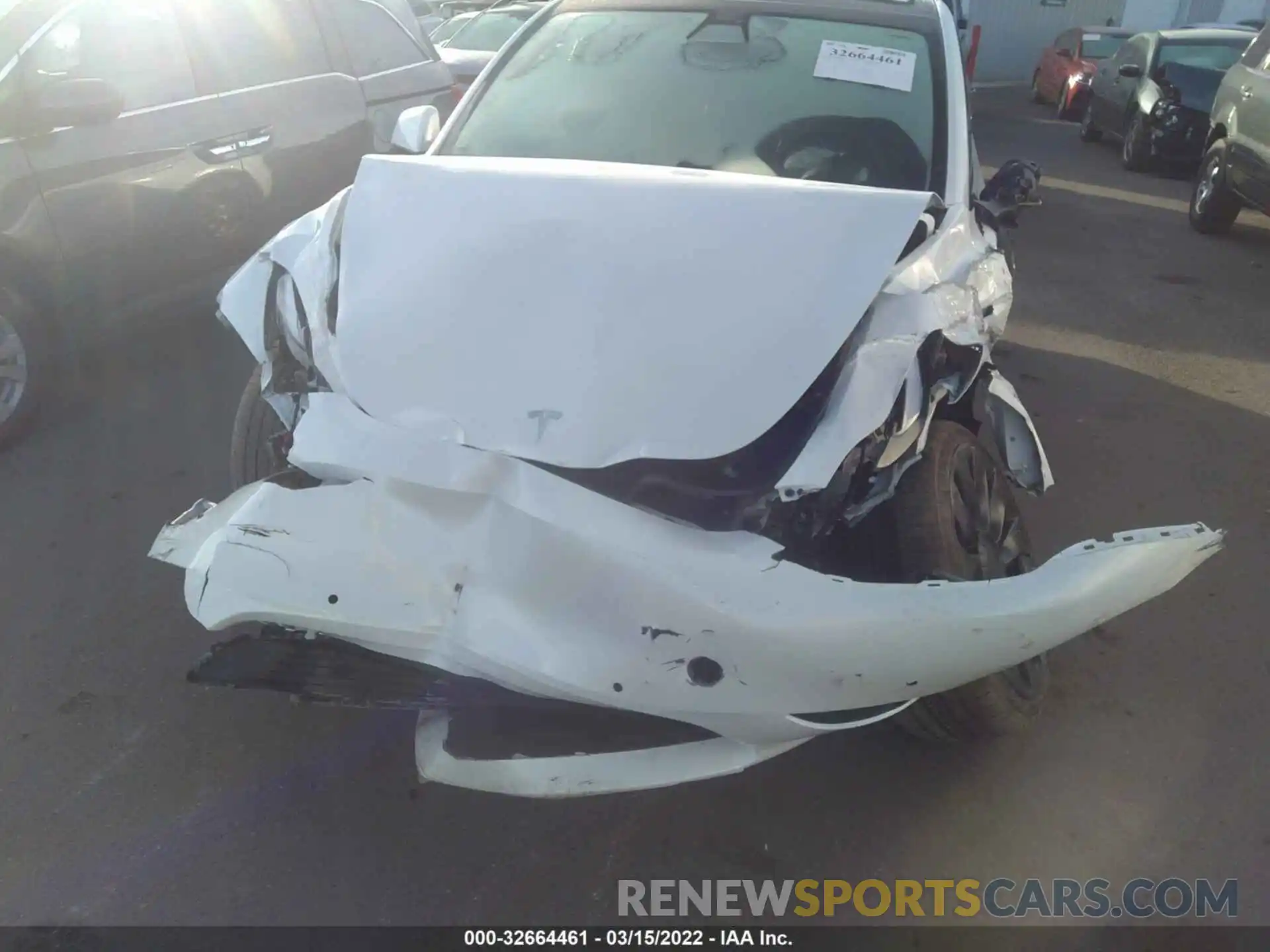 6 Photograph of a damaged car 7SAYGDEFXNF365624 TESLA MODEL Y 2022