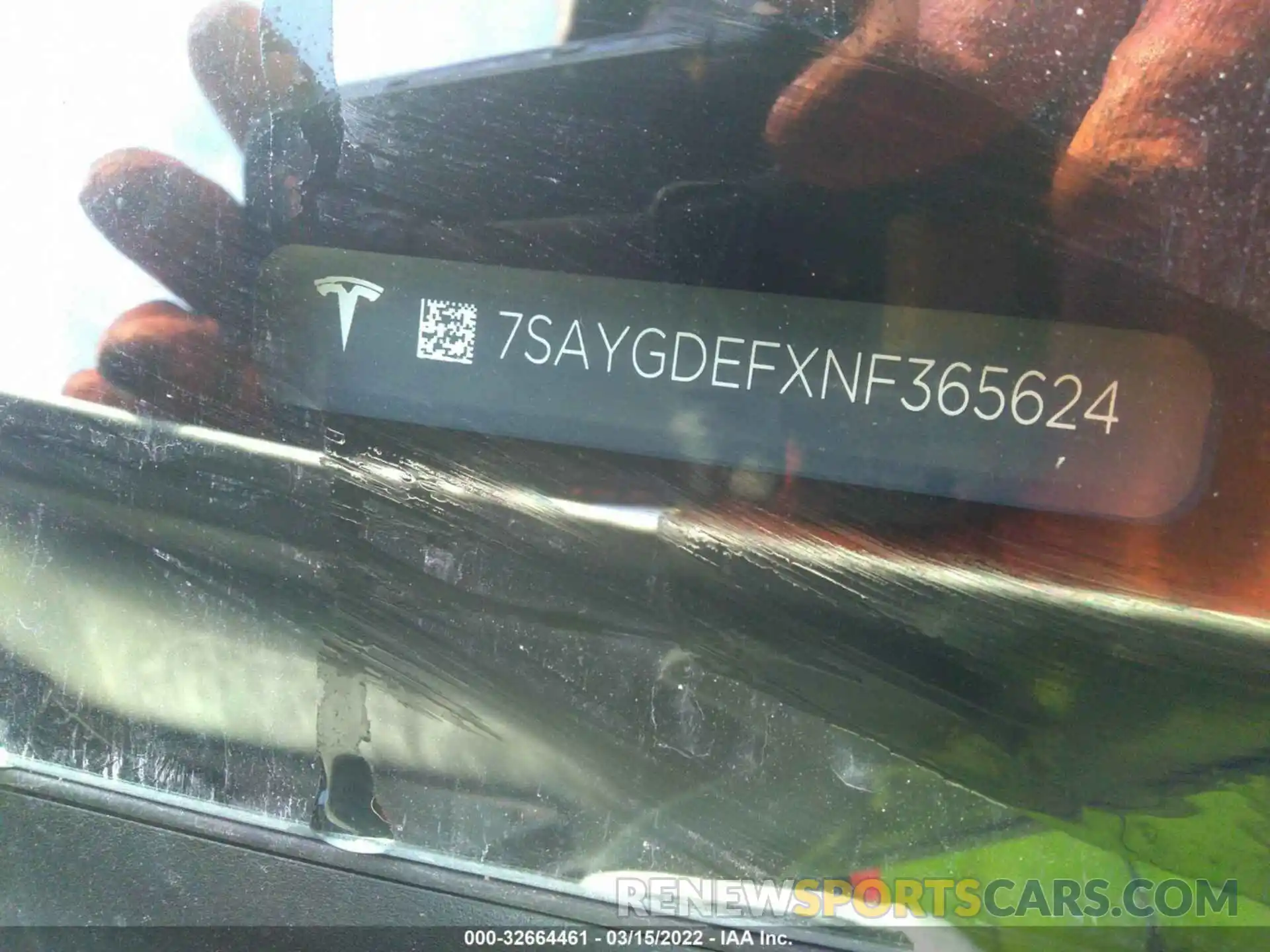 9 Photograph of a damaged car 7SAYGDEFXNF365624 TESLA MODEL Y 2022