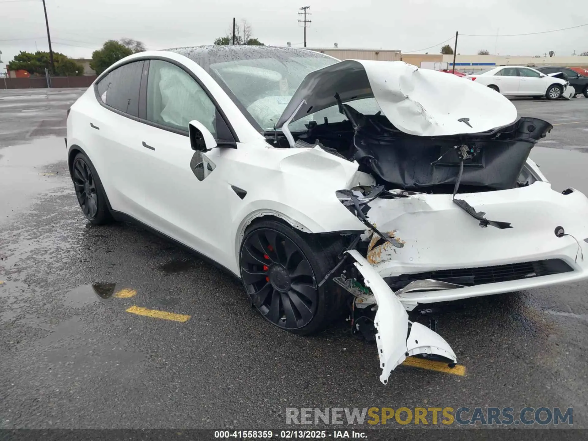 1 Photograph of a damaged car 7SAYGDEFXNF384268 TESLA MODEL Y 2022