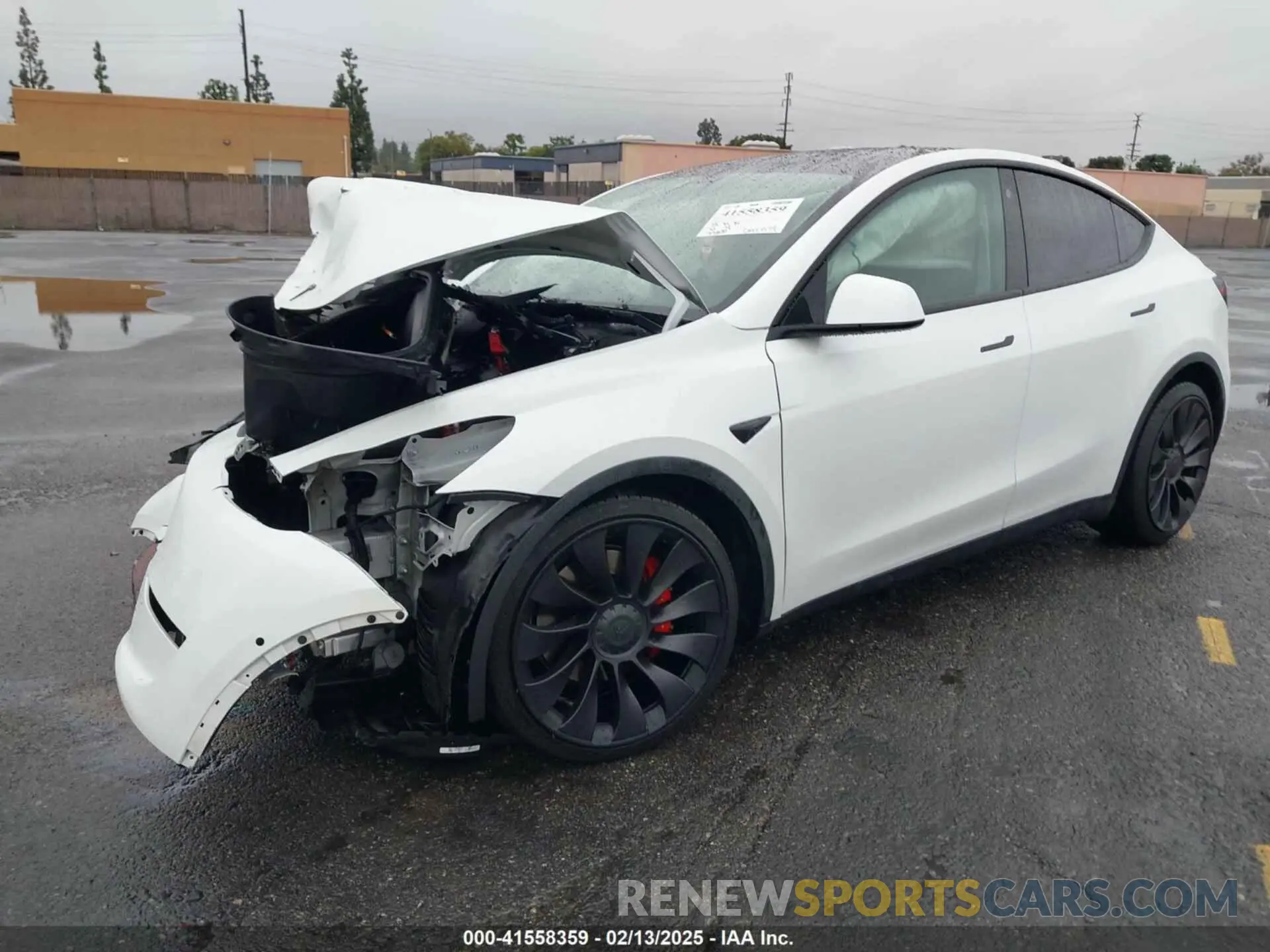 2 Photograph of a damaged car 7SAYGDEFXNF384268 TESLA MODEL Y 2022